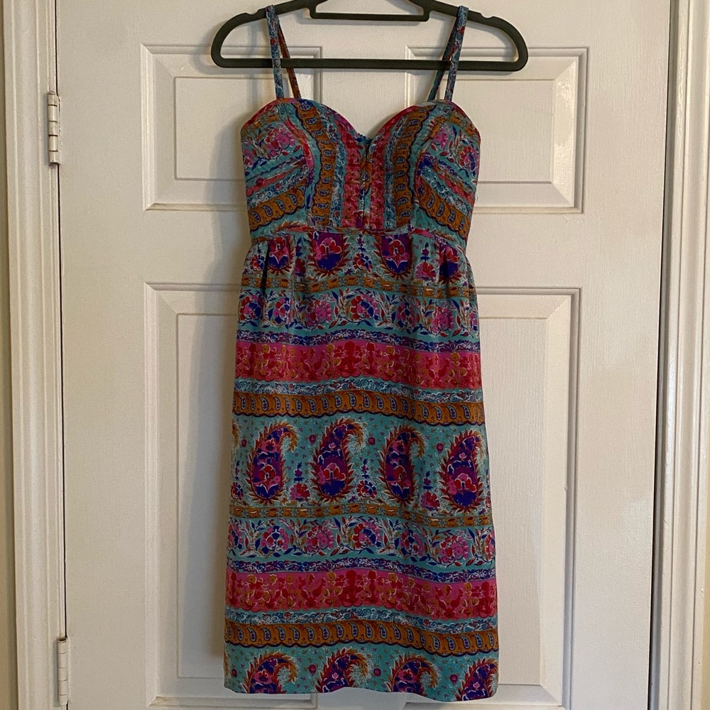 NWOT Anthropologie Maple silk dress